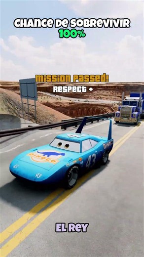 ¿Cuál carro adelanta al camión y sobrevive? #beamng #beamngdrive #game #juego #carros #car