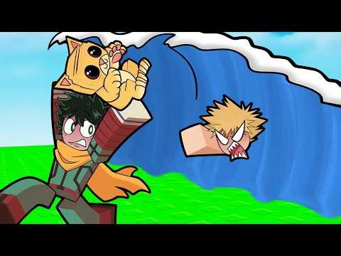 MHA Voice Actors Escape Tsunami Brainrot in ROBLOX!