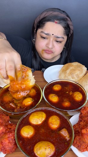 3.9M views · 87K reactions | TODAY’S MENU‼️ SPICY SPICY EGG CURRY...