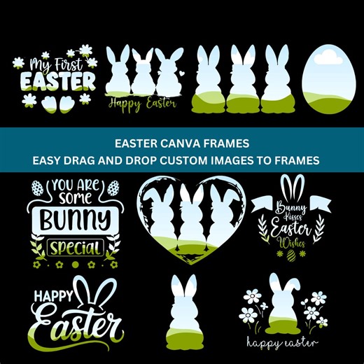 Easter Frames Collection (digital Download) - Etsy