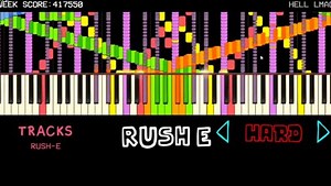 FNF周五夜放克：挑战Rush E，当BF遇到人类满级小孩