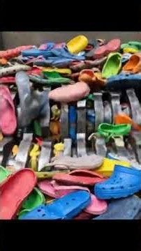 How Old Shoes Are Turned Into Beautiful Floor Tiles | Incredible Recycling Process