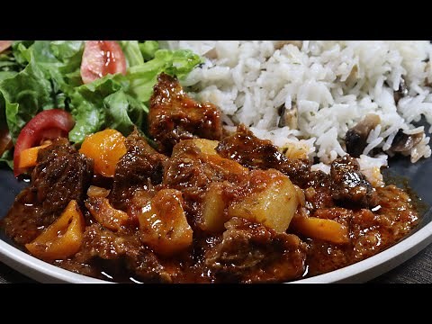 EASY BEEF RECIPE | THE BEST BEEF STEW FOR RICE | BEEF STEW RECIPE | DINNER IDEA