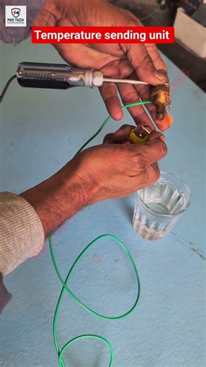 Temperature sending unit work