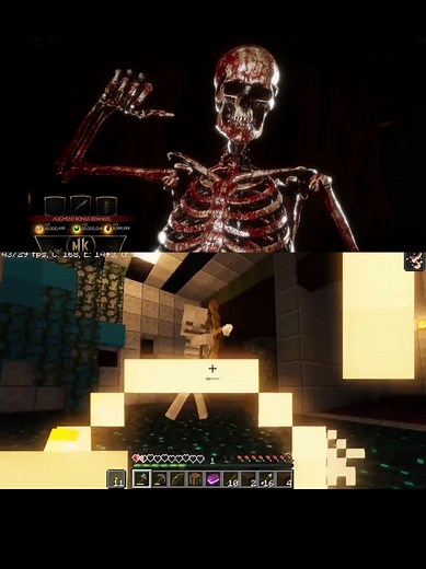 Exploring Minecraft Skeletons in Mortal Kombat