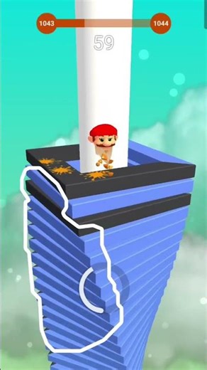 #49 Max Speed SMASH! Stack Ball 3D Insane Levels Gameplay #gaming #shortlive