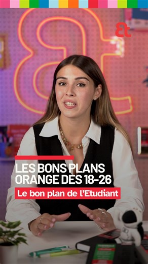 l'Etudiant on Instagram: "Économise avec Cheat_Code_18_26 : mobile, fibre, Deezer, OUIGO, E-MOTION et + encore pour kiffer sans te ruiner 🔥 @orange_france"
