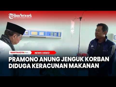 72 Siswa Dirawat, Pramono Anung Jenguk Korban Diduga Keracunan Makanan di RS Duren Sawit Jaktim