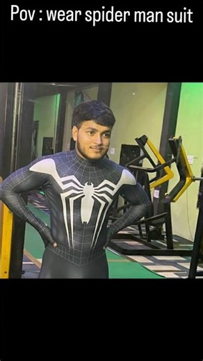 Wear spider man suit 😁