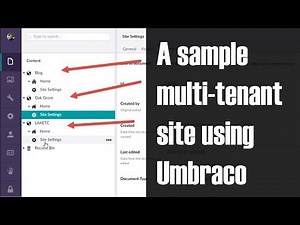 Example Umbraco Multi-tenant site explained