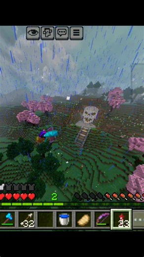 Minecraft skull house