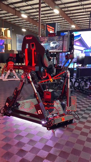 Travel testing our new S35 motion platform with 12” of travel. This system will be offered as a turnkey racing and flight simulator and will be a step above the existing P1 Spyder. More details coming soon. 🏎️ 💨 | Podium 1 Racing