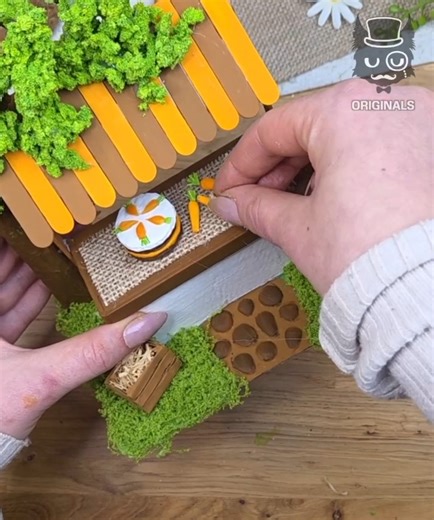 The Sweetest Mini Bunny Market DIY! 🥕👩‍🌾🐰 | Simple