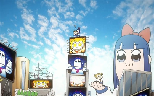 [无损在线]POP子和PIPI美的日常 主题曲OP POP TEAM EPIC(REMIX)[2021年再播出版]