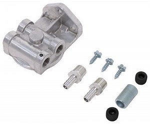 Derale Remote Oil Filter Mount Kit w/ 3/8" NPT Side Ports Derale Accessories and Parts D13049