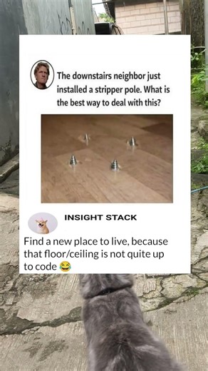 Unless she used like 12” screws, I’d be more concerned about how thin your floor is.