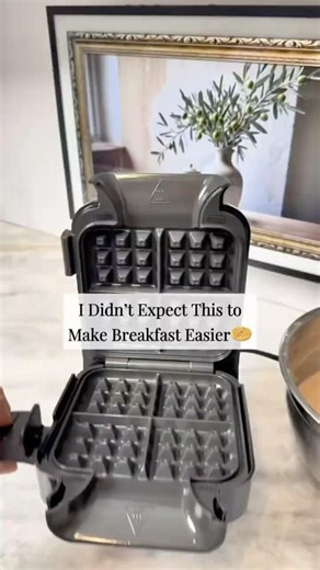 I didn’t think a waffle maker would make that much of a difference…