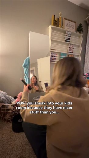 2.6K views · 22 reactions | In my defense I always end up cleaning while I’m in there. But serious question…do you go into your kids rooms or do you stay out unless you ask?! #momhumor #momofgirls #girlmom #momofteens #dysonairwrap | Practically Perfect Family | Facebook