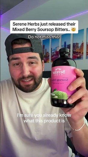 Savor the Benefits: Discover Soursop Bitters! 🍵