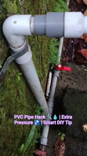 PVC Pipe Hack 🔧💧 | Increase Pressure with Simple Joints | Do it yourself 🚰 | Smart DIY Tip