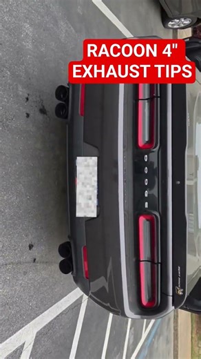 Racoon Performance Exhaust Tips are a must have Mod!! #392 Scatpack #dodge