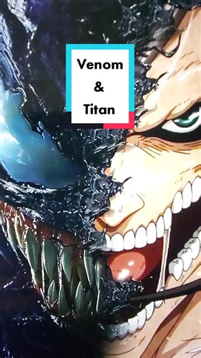 Digital Art Mashup: Venom & Attack on Titan