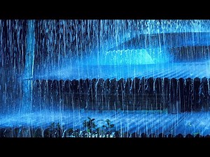 Heavy Rainstorm Sounds | Rain With Violent Thunder And Lightning For A Relaxing Sleep Experience
