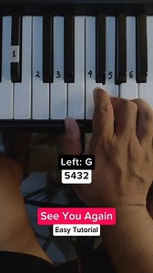 249K views · 3.1K reactions | See You Again - Wiz Khalifa (Easy Piano Tutorial) #pianotutorial #easypiano #pianolesson #pianocover | Waves Piano | Facebook