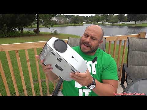 GooDee YG620 Projector Newest LED Video Projector | Contrast 7000:1 | Native 1080P