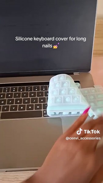 Silicone Keyboard Cover for Long Nails: Tech Essential