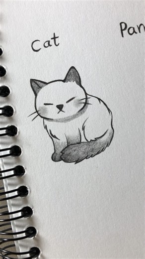 Easy Cute Animals Drawing ✨ #art #sketch #Tutorial