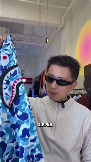 Bape ABC Camo Blue Shark Hoodie Unboxing | Ninjahype Pickup 🦈💙 #fashion #bape #streetwear