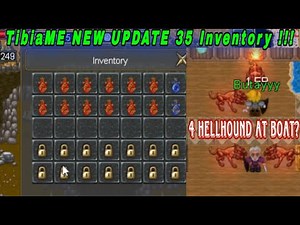 TibiaME NEW UPDATE INVENTORY + 1 MONSTER AT BOAT, THANKS YOU GM !!!