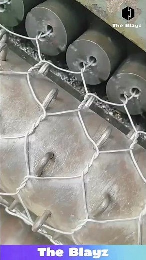 Steel Net GOES BRRR! 🤯 Machine Turns Wire into PERFECT Mesh! #steel #machine #viral