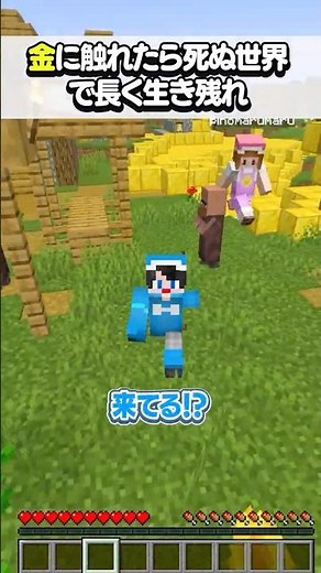 Minecraft with gold blocks #Minecraft