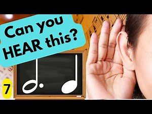 How to Count Dotted Half Notes (Rhythm Dictation Course Exercise Set 7)