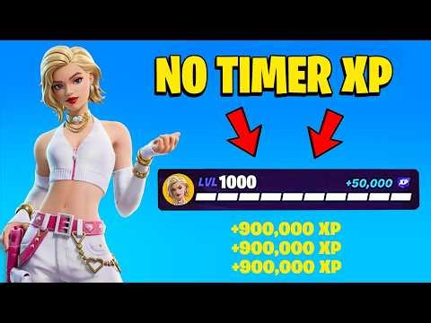 CRAZY LEGIT *NO TIMER* FORTNITE XP MAP to FARM & LEVEL UP FAST in FORTNITE WINTERFEST! (400,000!)