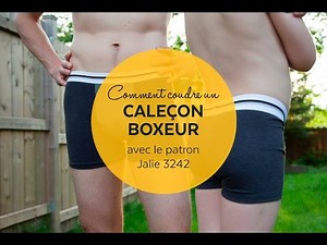 Comment coudre un caleçon court pour hommes / garçons (patron Jalie 3242)