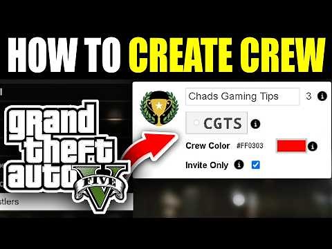 How To Create Crew In GTA 5 Online - Easy Guide