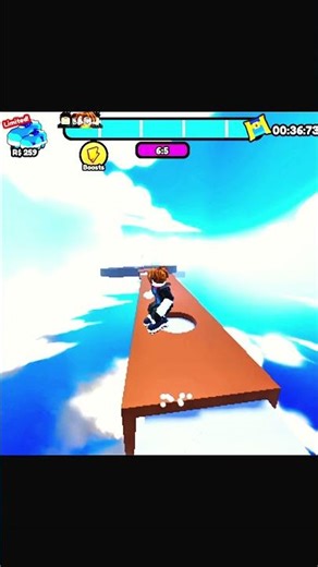 Almost passed roblox glass bridge obby!#music#roblox#shorts#youtube