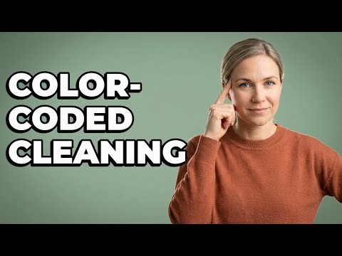 How Do You Organize Cleaning Cloths By Color?