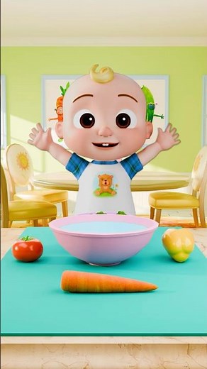 Yes Yes Make a Yummy Vegetable Treat! DIY Snacks for Toddlers! #shorts #cocomelon