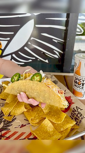 1.1K views · 260 reactions | $5.99 Taco Meal Deal: One taco, chips and a medium drink | Tijuana Flats | Facebook