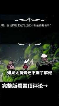 这就是丝之歌NPC的细节吗？ #hollowknight #shorts #遊戲