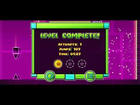 This is how to beat Geometry Dash to￼ clutterfunk part one