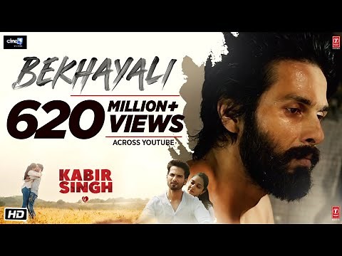 Bekhayali Full Song | Kabir Singh | Shahid K,Kiara A|Sandeep Reddy Vanga | Sachet-Parampara | Irshad