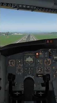 Training ILS APPROACH with the Boeing 737-200 (Cockpit)