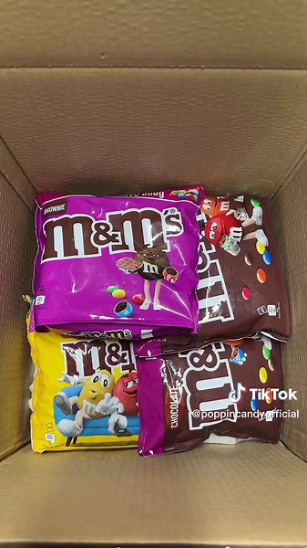 Pack Drew's Order with Peanut M&M's, Chocolate, Brownie & Crispy ASMR