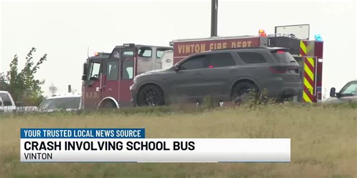 Road reopened following multi-vehicle crash on U.S. Highway 218 near Vinton