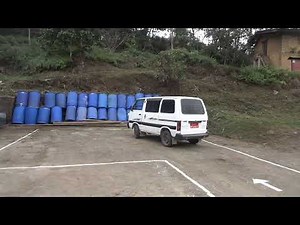 Vehicle Driving Practice in a Box @Driving Test in Bhutan